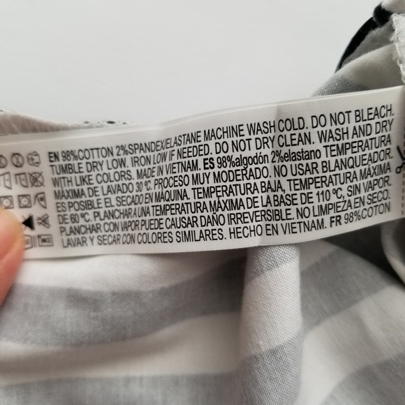 Forever21 womens striped pants long woven Sm. - Picture 5 of 7